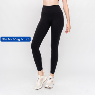 Quần dài cạp cao tập Yoga, Gym Legging vải cao cấp Just Feel Free H23