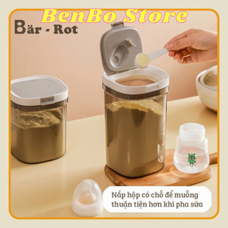 Hộp trữ sữa BARROT hút chân không chống ẩm mốc hũ trữ sữa cho bé chống tia UV