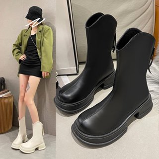  Bốt nữ đế xuồng cổ vát fashion 