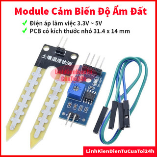 Mạch module cảm biến độ ẩm đất