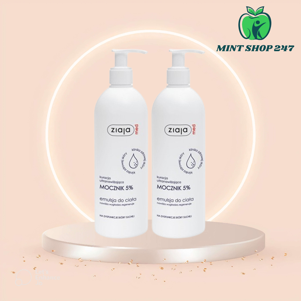 Nhũ Tương Dưỡng Ẩm Dịu Nhẹ Da Toàn Thân Ziaja Med 5% Ure - Med Ultra-Moisturizing Treatment Urea 5%
