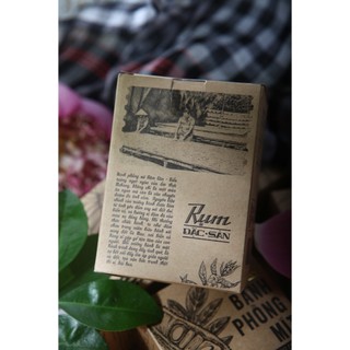 [️Đọc kĩ mô tả] RỤM - BÁNH PHỒNG MÈ ĐEN (HỘP 250GR)