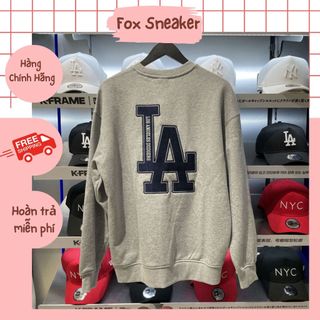 Áo nỉ sweater new era la xám hàng chính hãng code: 13781156 | fox sneaker