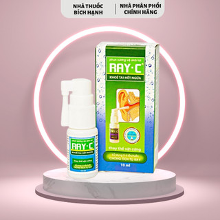 Xịt ray-c 10ml - vệ sinh tai, làm sạch ráy tai
