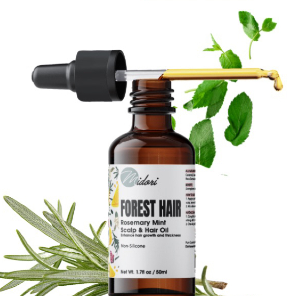Mangtaybaby - Dầu ủ dưỡng tóc FOREST HAIR Rosemary Mint Scalp and Hair Oil