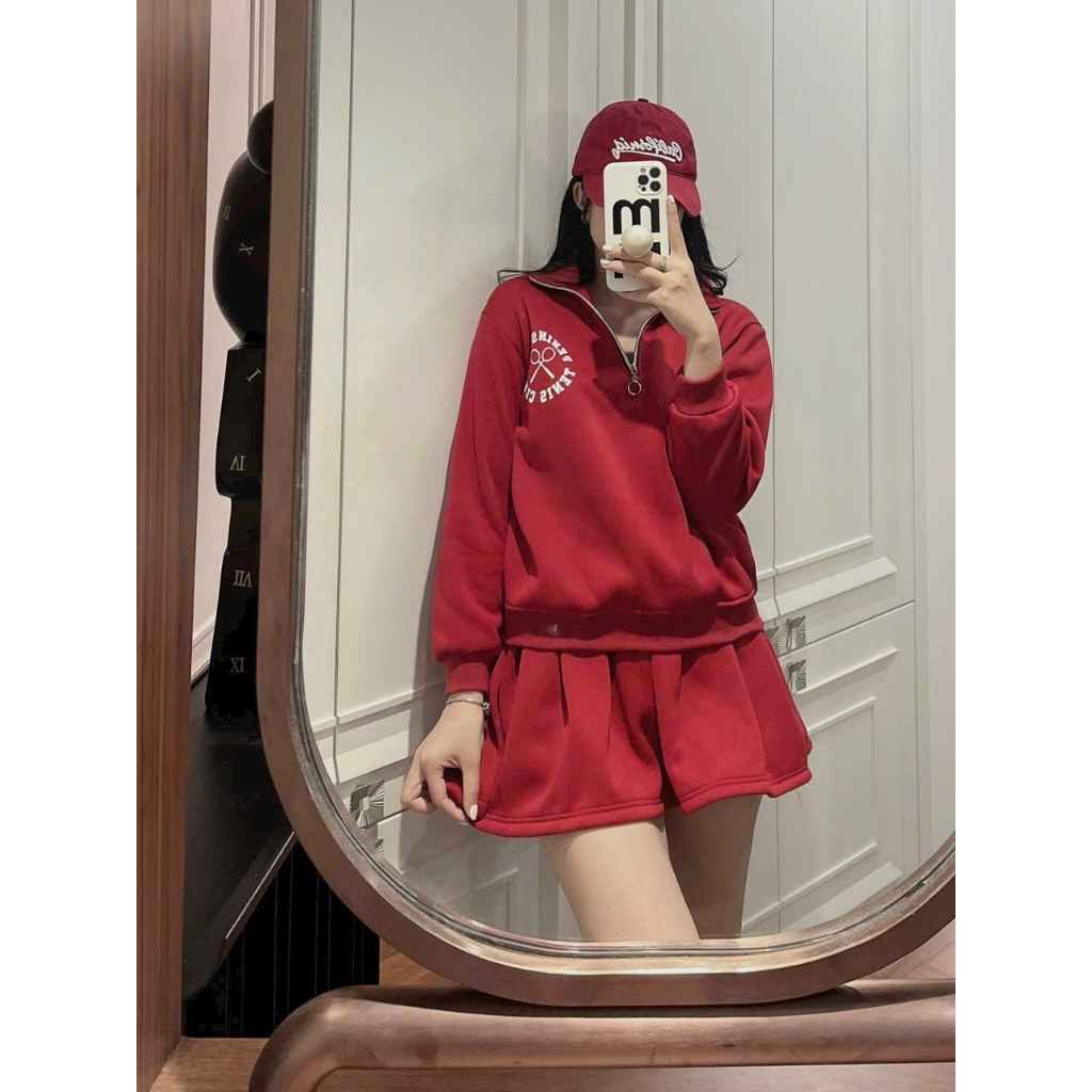 SET VÁY ĐÔI ĐỎ MẸ CON- B498