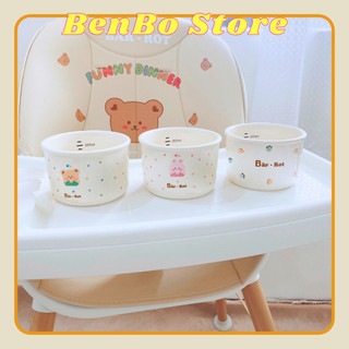 Bát / chén ăn dặm gốm sứ bar rot / hũ trữ ăn dặm gốm sứ cho bé ceramic bowl barrot