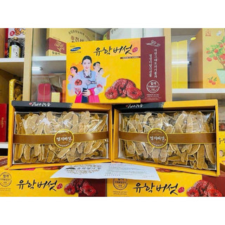   SET QUÀ BIẾU  Nấm Linh Chi Thái Lát Hộp Cô Gái 1kg Hàn Quốc  Hộp Quà Tặng Nấm Linh Chi   