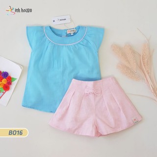 B016 Set Bộ Trẻ Em Xinh House Cotton Họa Tiết