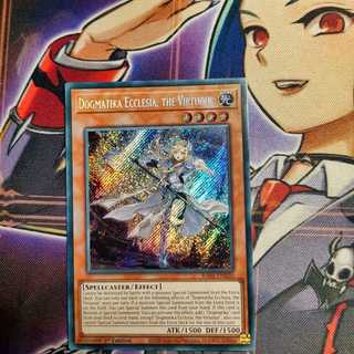 Thẻ bài Yugioh chính hãng | Dogmatika Ecclesia, the Virtuous | RA01 Secret Rare