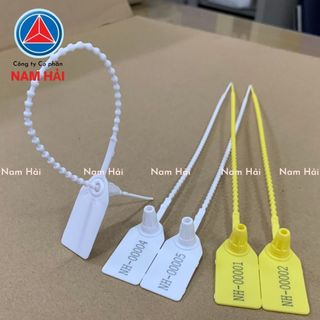 100 dây rút nhựa niêm phong khóa niêm phong, siêu kẹp chì niêm phong tạm