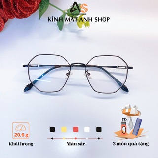 Gọng kính lục giác kim loại chất liệu kim loại 29165A