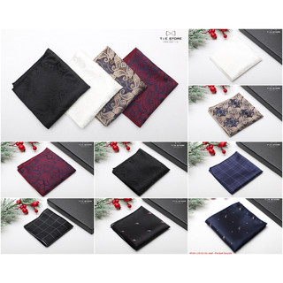 NHIỀU MẪU Khăn Cài Túi Áo Vest - Pocket Square - Phụ Kiện Cài Áo