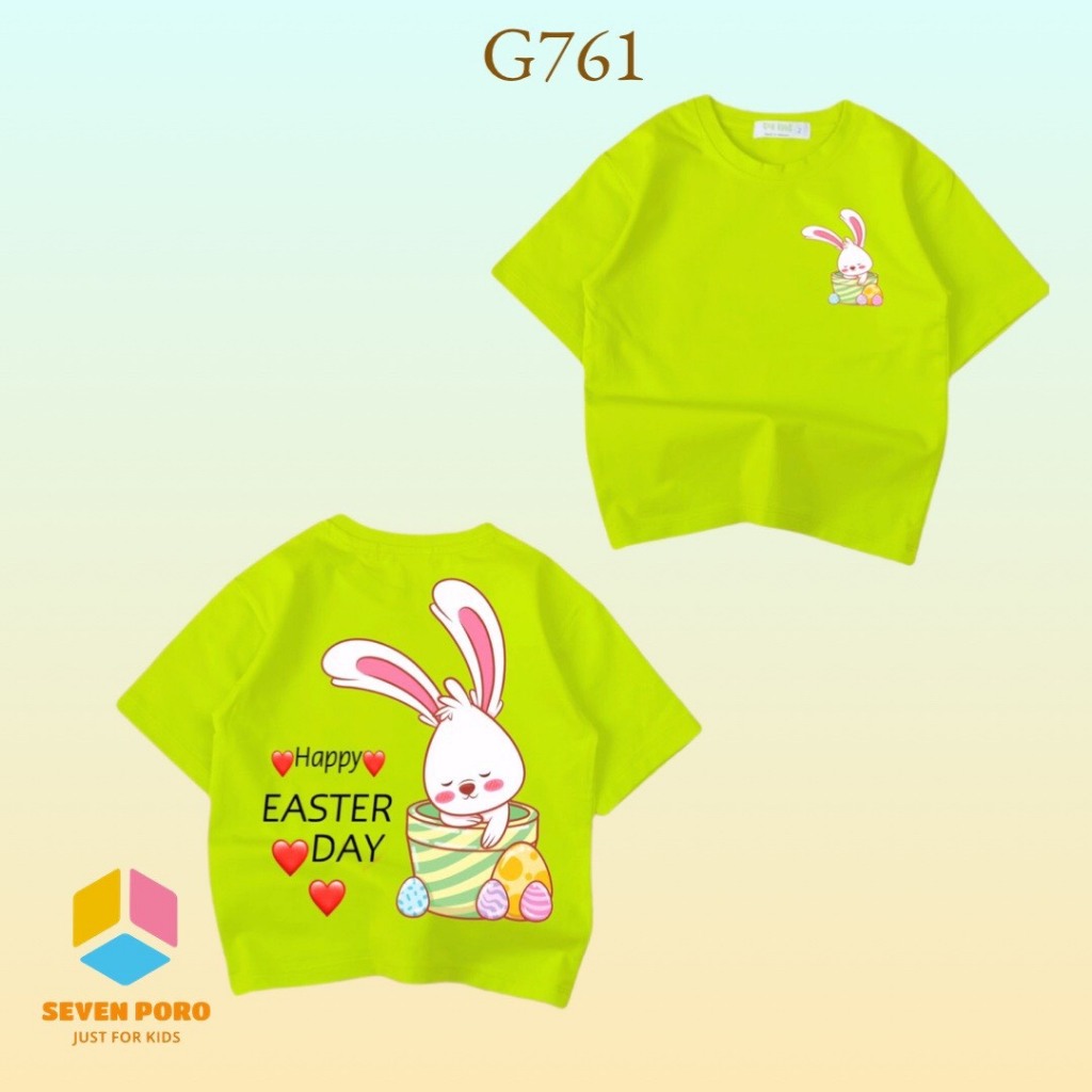 Áo Thun Form Rộng Bé Gái G761 Size 10-26kg - G&K Kids - SevenPoro