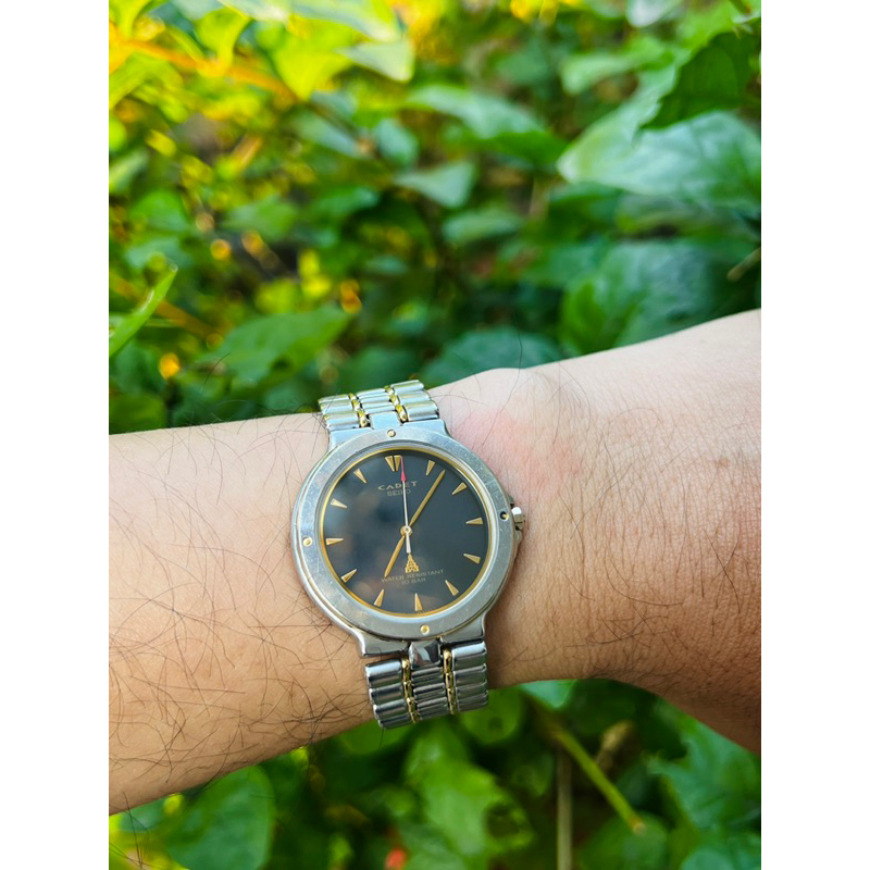 Đồng hồ Nam Seiko Cadet mặt đen