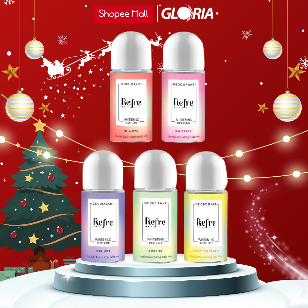 Lăn Khử Mùi Hương Tự Nhiên Refre Natural 40ml