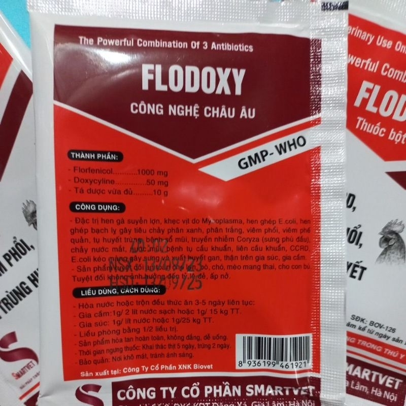 Combo 3 gói Flodoxy 10g dạng bột