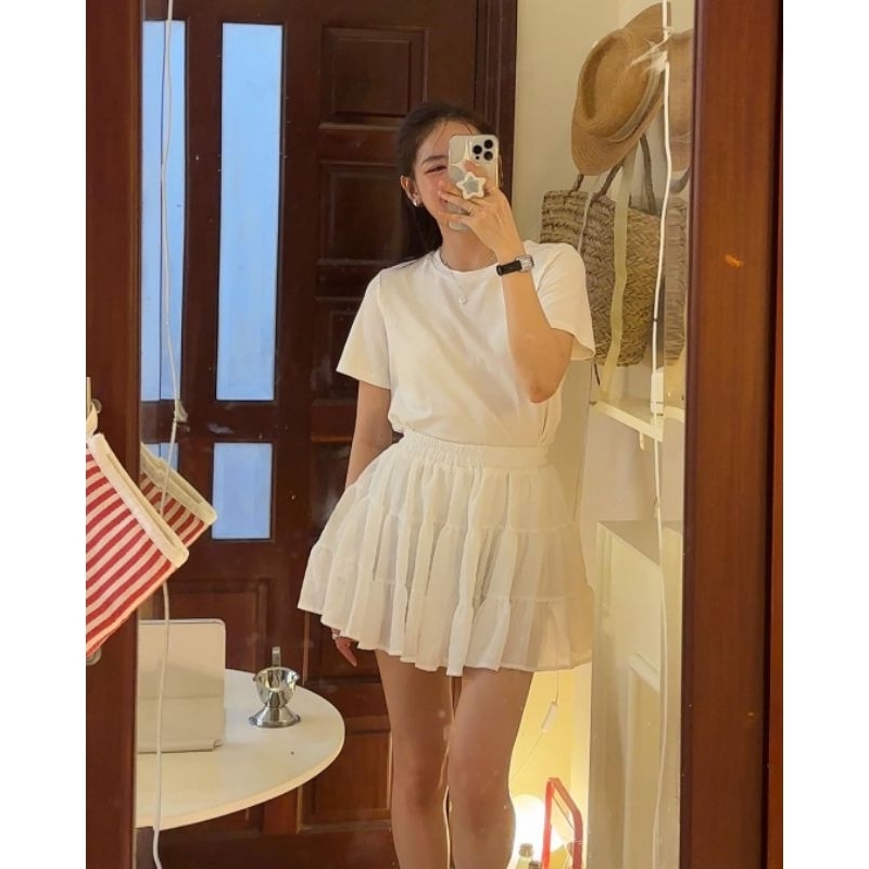 Chân váy tầng mini Cloudy Skirt.