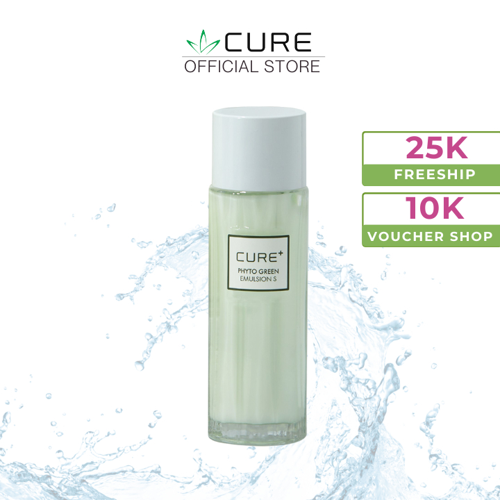 Sữa Dưỡng Chống Lão Hoá Cure Phyto Green Emulsion S 130ml - Hevina - CureAloe