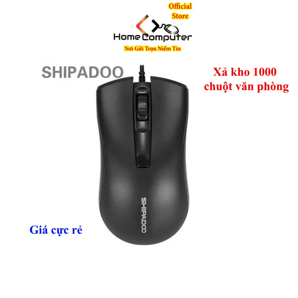 Xả Kho - 1000 chuột Shipadoo, chuột máy tính có dây, giá cực rẻ