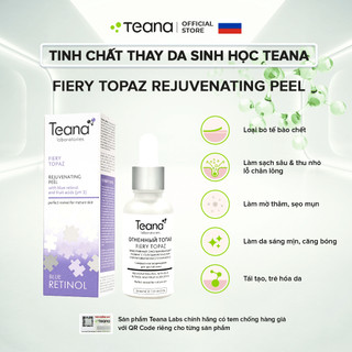 Combo Teana căng bóng, trẻ hoá da (Peel Teana Blue Retinol + Serum Teana SM1 1% Bakuchiol)