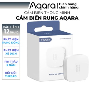 Cảm biến rung Aqara tích hợp Con quay hồi chuyển DJT11LM - Thiết bị chống trộm, Tương thích Home Kit, Cần lắp đặt Hub