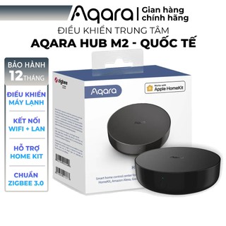 Aqara Hub M2 bản Quốc Tế HM2-G01 Bộ điều khiển trung tâm Zigbee 3.0 tương thích HomeKit - Hàng Chính Hãng BH 12 Tháng