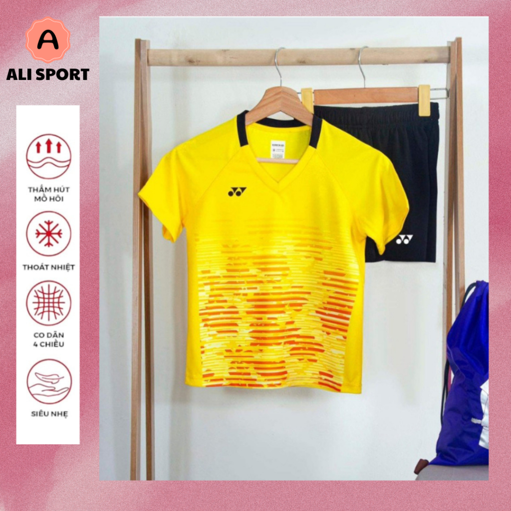 Áo Cầu Lông Nam Nữ,Áo Yonex Chơi Cầu Lông Thoáng Mát Phong Cách Thời Trang Dành Cho Nam Và Nữ