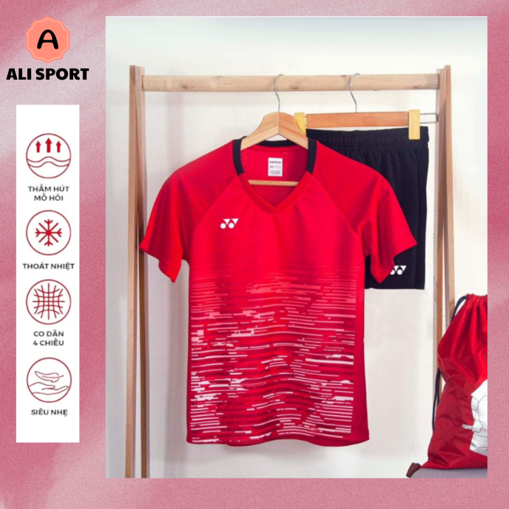 Áo Cầu Lông Nam Nữ,Áo Yonex Chơi Cầu Lông Thoáng Mát Phong Cách Thời Trang Dành Cho Nam Và Nữ