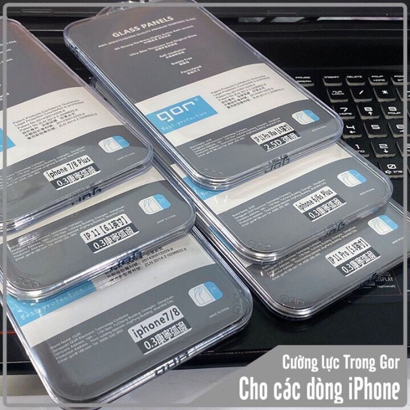 Bộ 2 kính cường lực GOR cho iPhone 16 pro max 16 pro 15 pro max,14 pro max 13 pro max 11Pro Max 12 p