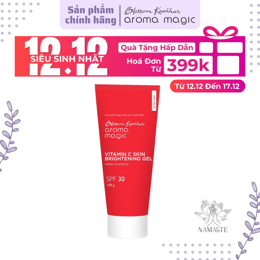Gel Dưỡng Sáng Da Vitamin C - Aroma Magic Vitamin C Skin Lightening Gel