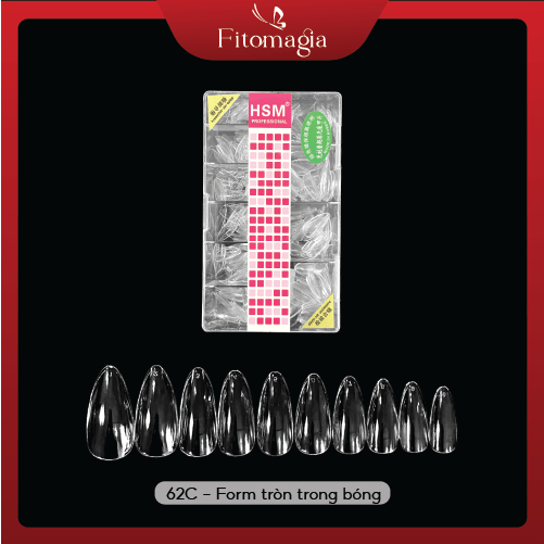 Móng Úp Tem Hồng HSM Cao Cấp - Đủ Form Đủ Size Chất Lượng Giá Rẻ