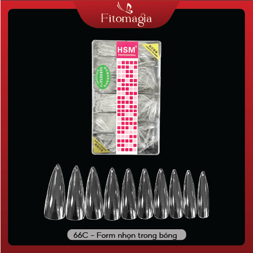 Móng Úp Tem Hồng HSM Cao Cấp - Đủ Form Đủ Size Chất Lượng Giá Rẻ