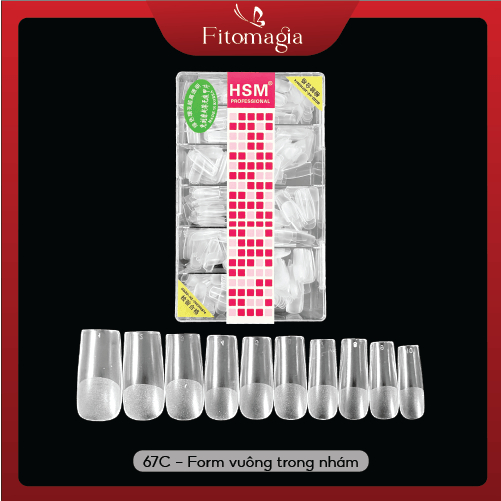 Móng Úp Tem Hồng HSM Cao Cấp - Đủ Form Đủ Size Chất Lượng Giá Rẻ