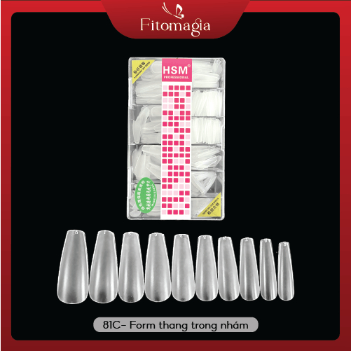 Móng Úp Tem Hồng HSM Cao Cấp - Đủ Form Đủ Size Chất Lượng Giá Rẻ