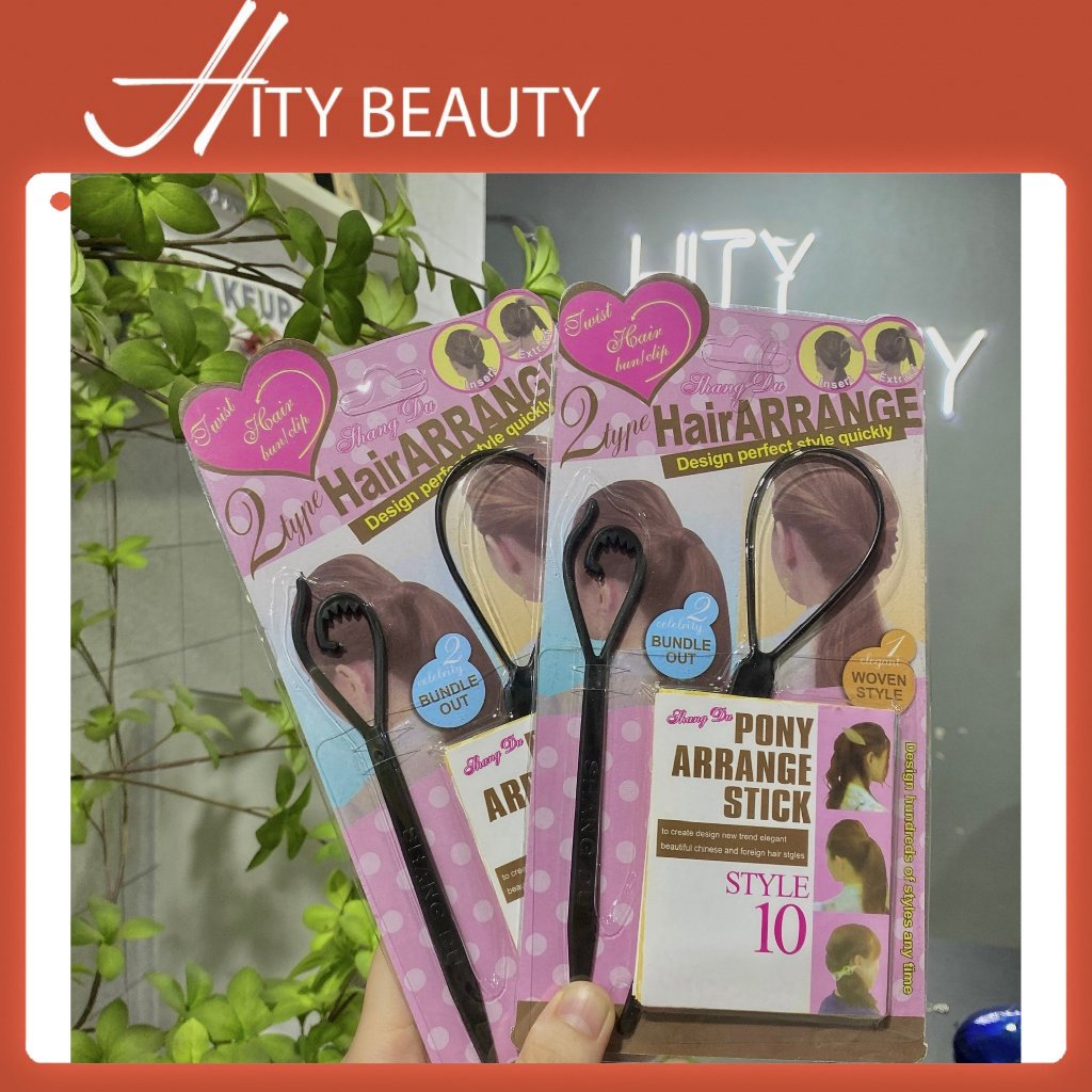 Set 2 dụng cụ luồn kéo tóc dễ dàng tạo nhiều kiểu dành cho Makeup - Hity Beauty
