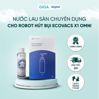 Dung dịch lau sàn cho robot hút bụi ecovacs deebot x1 omni/nước lau 0021/ n9 series/ tubor/t10/t9/t8/t5/ozmo