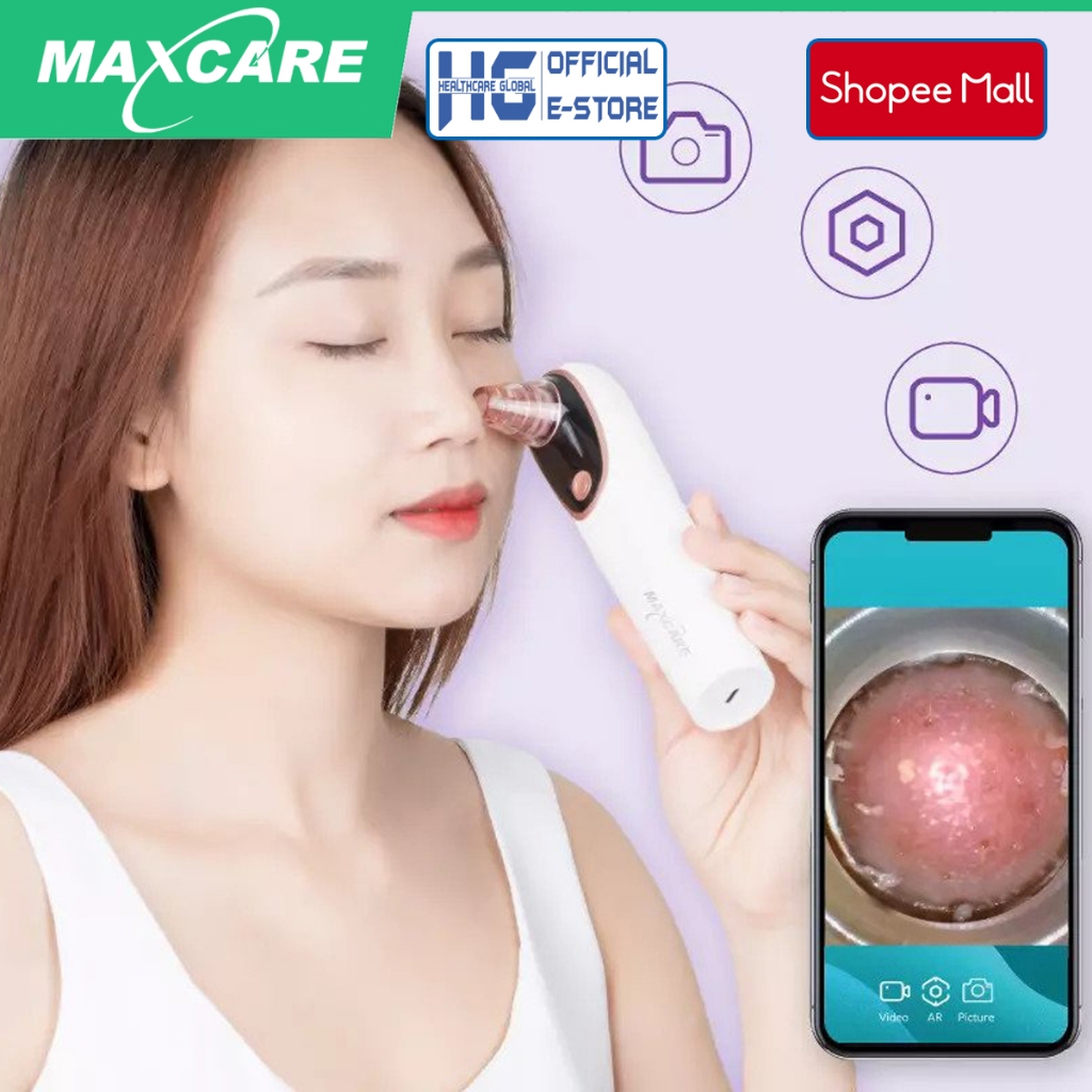 Máy Hút Mụn Đầu Đen MAXCARE MAX666 & MAX666PRO | Thương Hiệu Nhật Bản - Loại Bỏ Bã Nhờn Và Mụn Đầu Đen