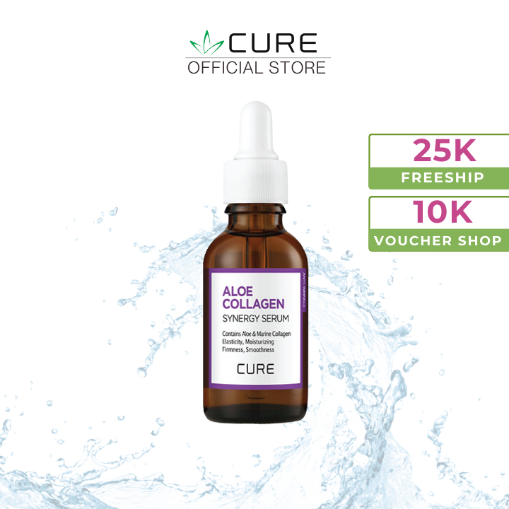 Serum chống lão hoá CURE 30G-Cure Alone collagen synergy serum Nhập khẩu Hàn Quốc - Hevina