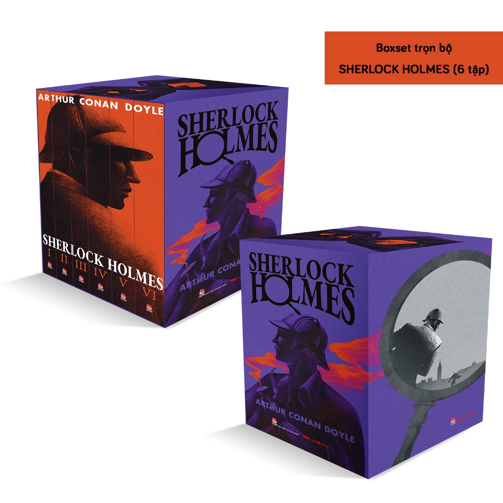 Truyện - Boxset Sherlock Holmes (Trọn bộ 6 tập) [Tặng 06 Postcard]