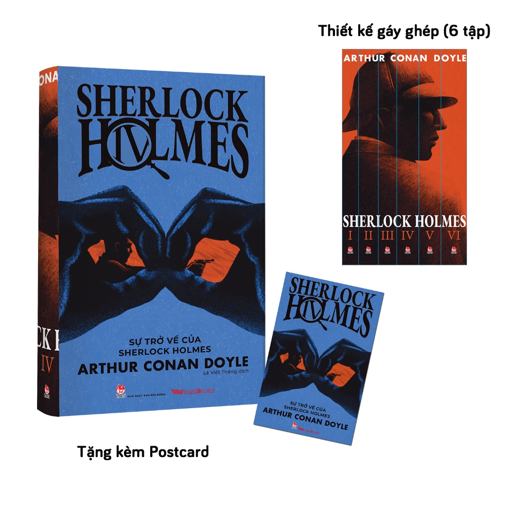 Truyện - Boxset Sherlock Holmes (Trọn bộ 6 tập) [Tặng 06 Postcard]