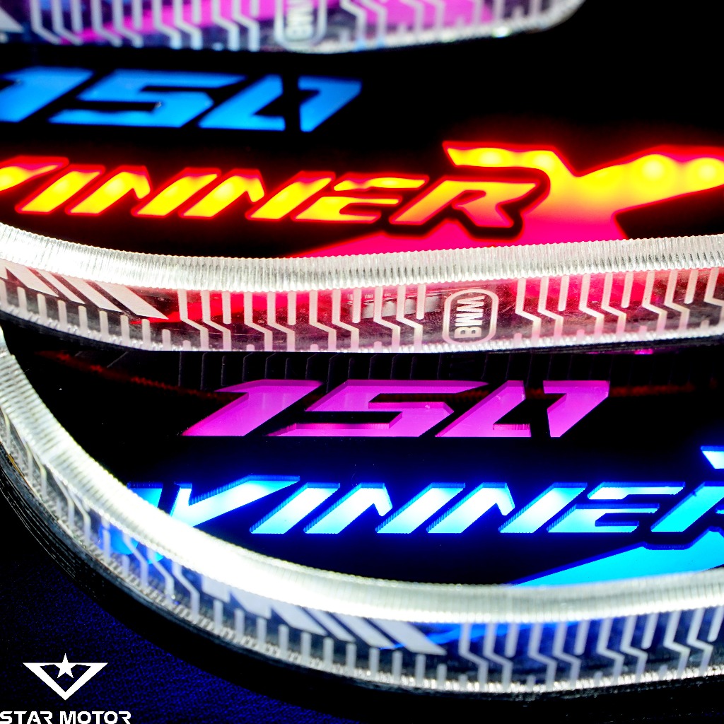 Vòng Led thiên thần 3D khắc Lazer gắn Demi Winner X