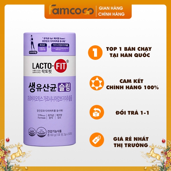 Men vi sinh dành cho người giảm cân, tập luyên Lactofit Hàn Quốc