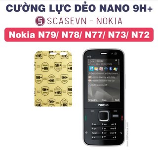 Cường lực dẻo nano trong suốt nokia n79/ n78/ n77/ n73/ n72