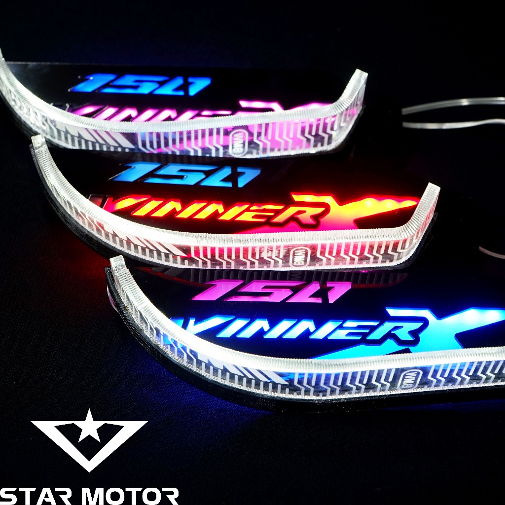 Bộ Led khắc hoạ tiết 3D gắn Demi dành chi dòng xe Winner X