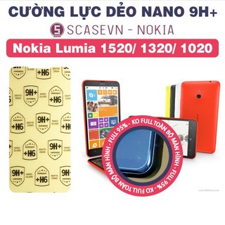 Cường lực dẻo nano trong suốt nokia lumia 1520/ 1320/ 1020