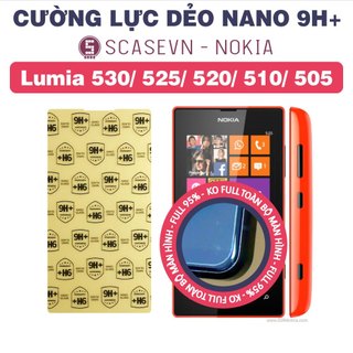 Cường lực dẻo nano trong suốt nokia lumia 530/ 525/ 520/ 510/ 505
