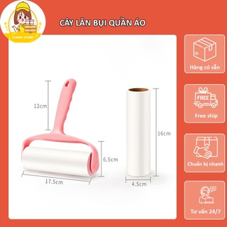 Cây lăn bụi quần áo thông minh - Chanh store.