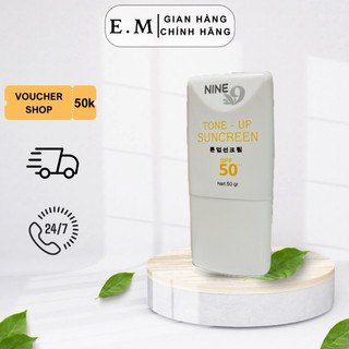 Kem chống nắng Hàn, Nâng Tone tự nhiên NINE 9,SPF 50+ PA++++ dành cho mọi loại da 50gr