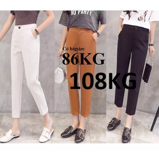 QUẦN BAGGY QUẦN TÂY nữ 1 LY KINA, có Bigsize 108KG